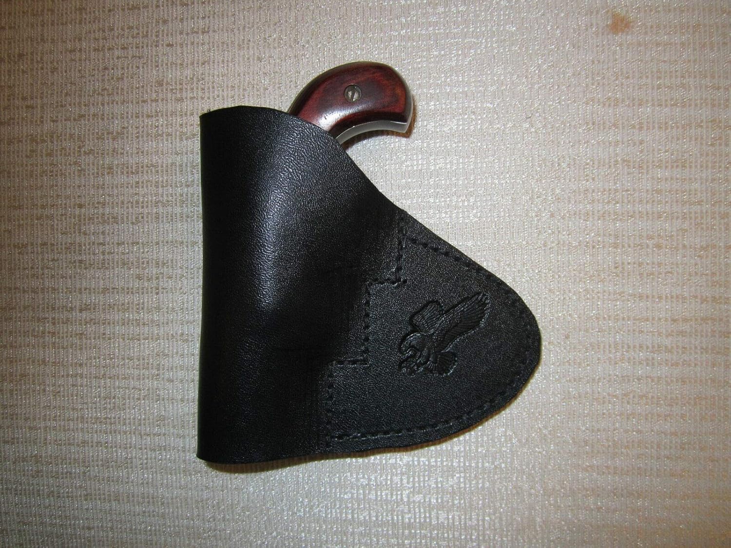 Fits NAA mini Revolver,22 Short,22 Long Rifle & 22 mag., Leather Iwb & Pocket Holster
