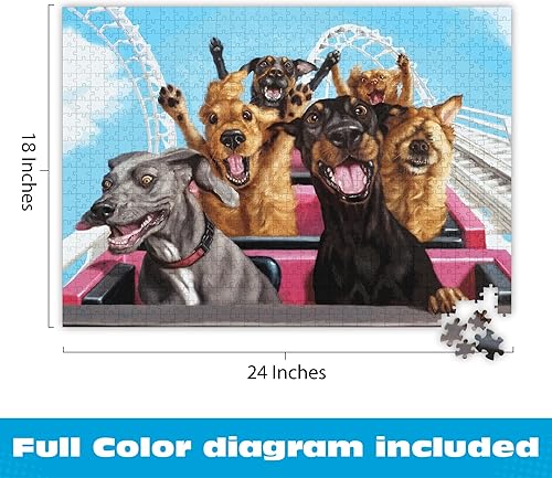 Miniatura 3 de Buffalo Games - Diversión en la corteza de la diversión - Lucia Heffernan - Rompecabezas de 750 piezas para adultos - Rompecabezas de perro