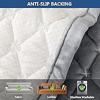 Vista 4 de Eismodra Fundas para reposabrazos, funda de sofá, fundas para respaldo, fundas antideslizantes para sillón para perros, gatos y mascotas, sofá
