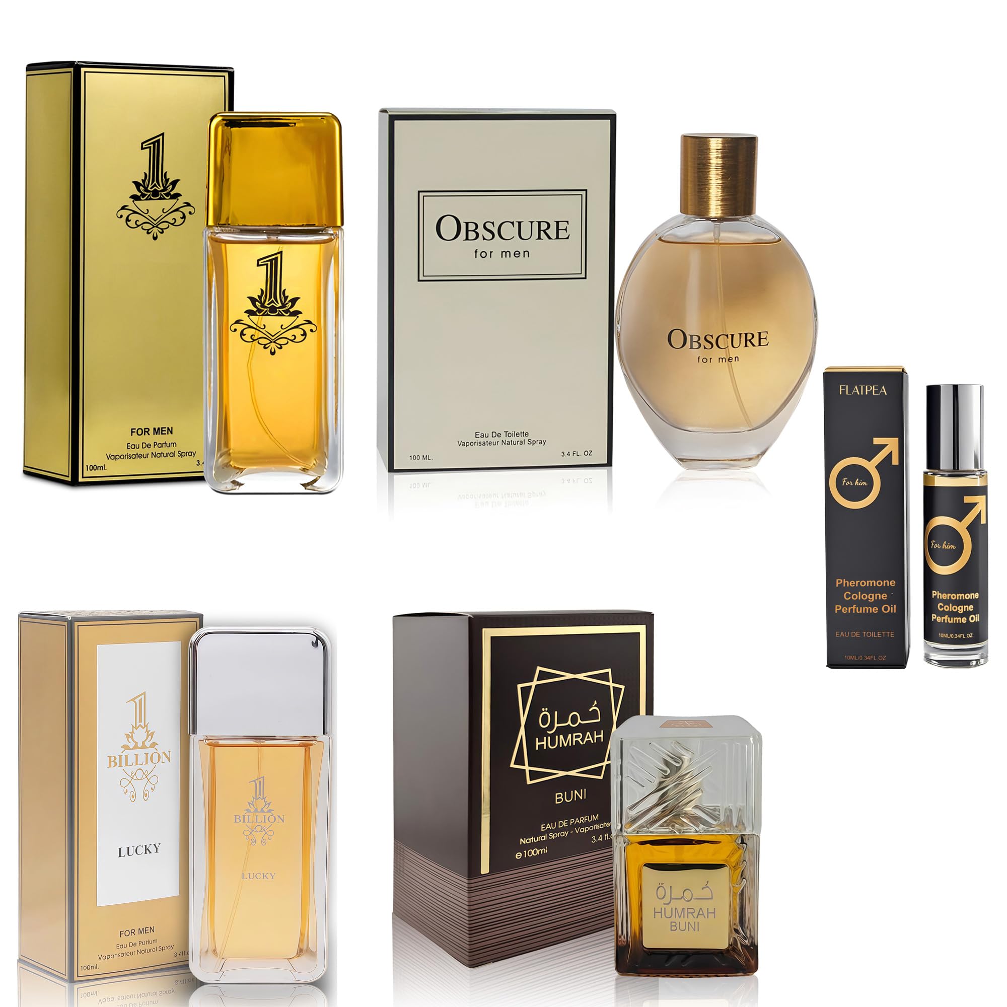 Amazon.com : Men's Cologne Gift Set - Variety Pack of 4 Long