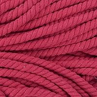 Vista 16 de Cuerda de algodón trenzado súper suave de 3 hebras (negro, 1 pulgada x 10 pies)