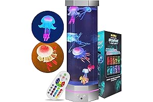 Adults & Kids Desktop Jellyfish Light Tank Decor!