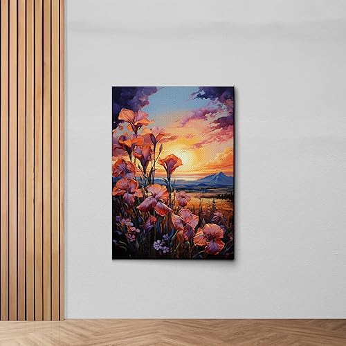 Miniatura 4 de Provence Blooms, Acrylic Iris Prints, Captivating Canvas Wall Art Celebrating the Beauty of Flowers, Decor Canvas, Art Decor