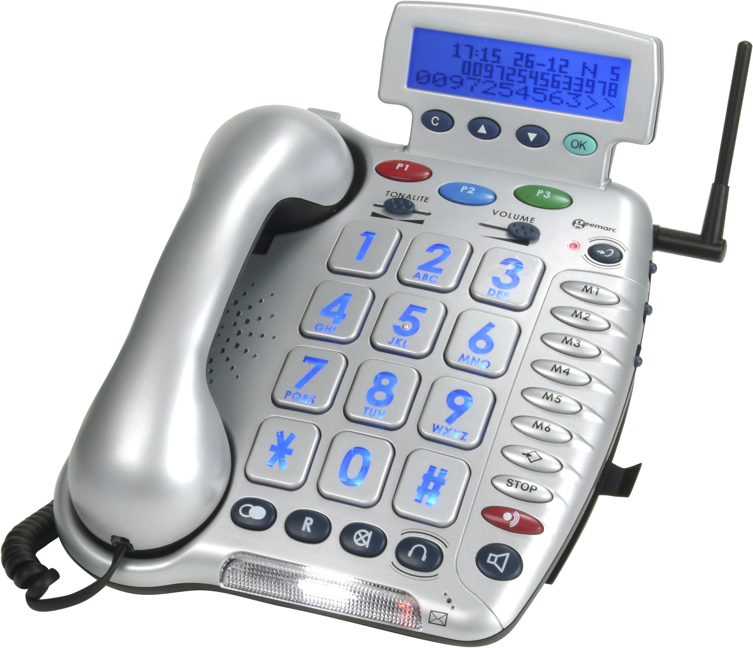 Geemarc Ampli600 Amplified Emergency Connect Phone