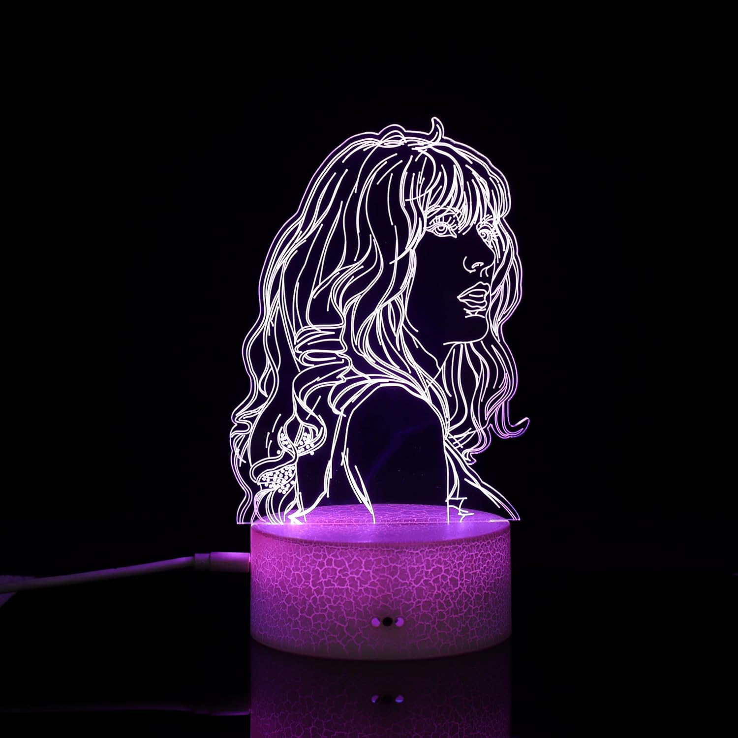 VEAVON Taylor Light, Swiftie Decorations for Bedroom, 3D Illusion Lamp