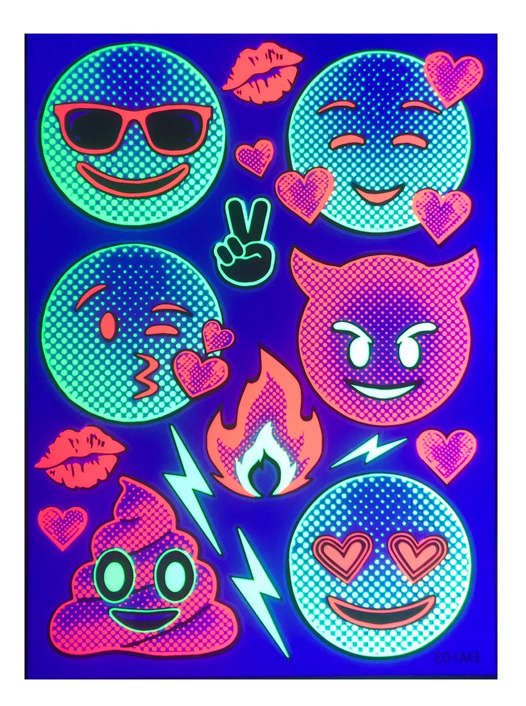 d'IRIS studioEmoji Stickers multicolored TS001