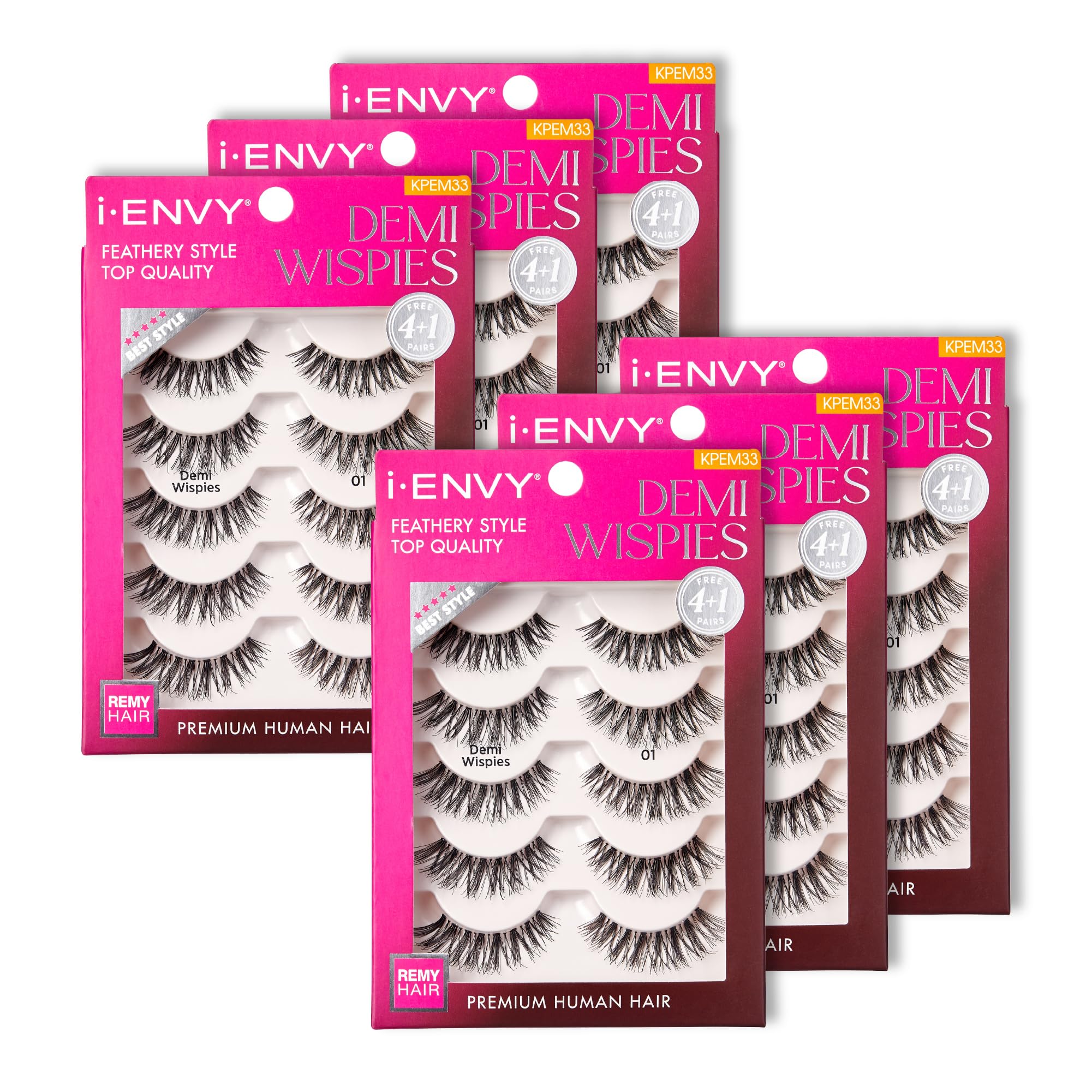 i•ENVY Human Hair Reusable False Lashes
