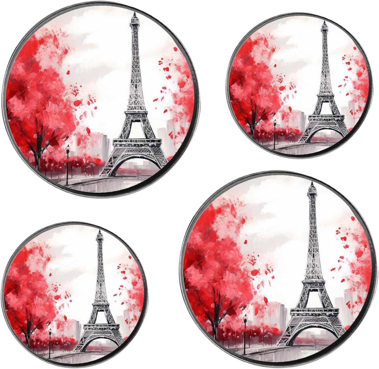 stalsme Decorative Stove Burner Covers 4 Pcs Decorative Gas Stove