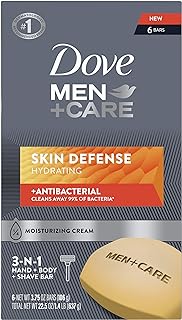 Dove Men+Care - Jabón en barra para suavizar,...