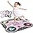 Kidzlane Light Up DJ Dance Mat for Kids - Bluetooth & AUX Compatible - 3 Fun Arcade Games with 5 Difficulty Levels - Detachable Top Mats with Fairytale & Speaker Motives - Adjustable Volume - Ages 6+