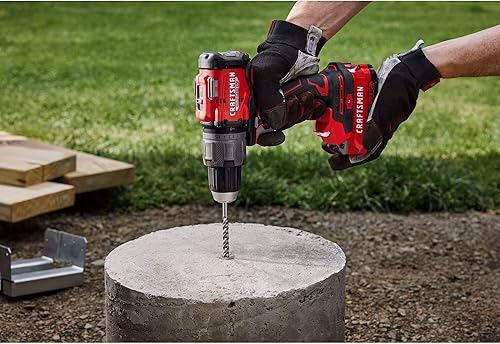 Miniatura 9 de CRAFTSMAN V20 Taladro de martillo inalámbrico de 1/2 pulgada, solo herramienta (CMCD726B)