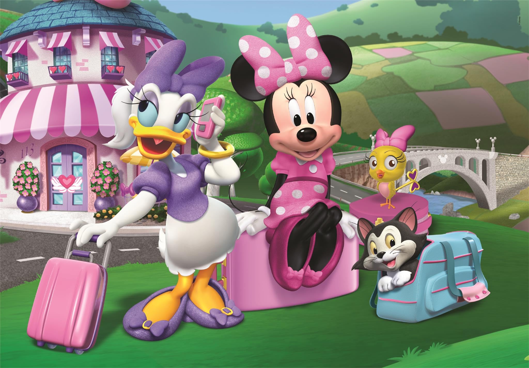 Clementoni - Puzzle per Bambini 30 Pezzi Supercolor, per Bambini 3+ Anni, Illustrazione Disney Minnie, Idea Regalo, Made in Italy, 33,5x23,5 cm, 20287 - 3