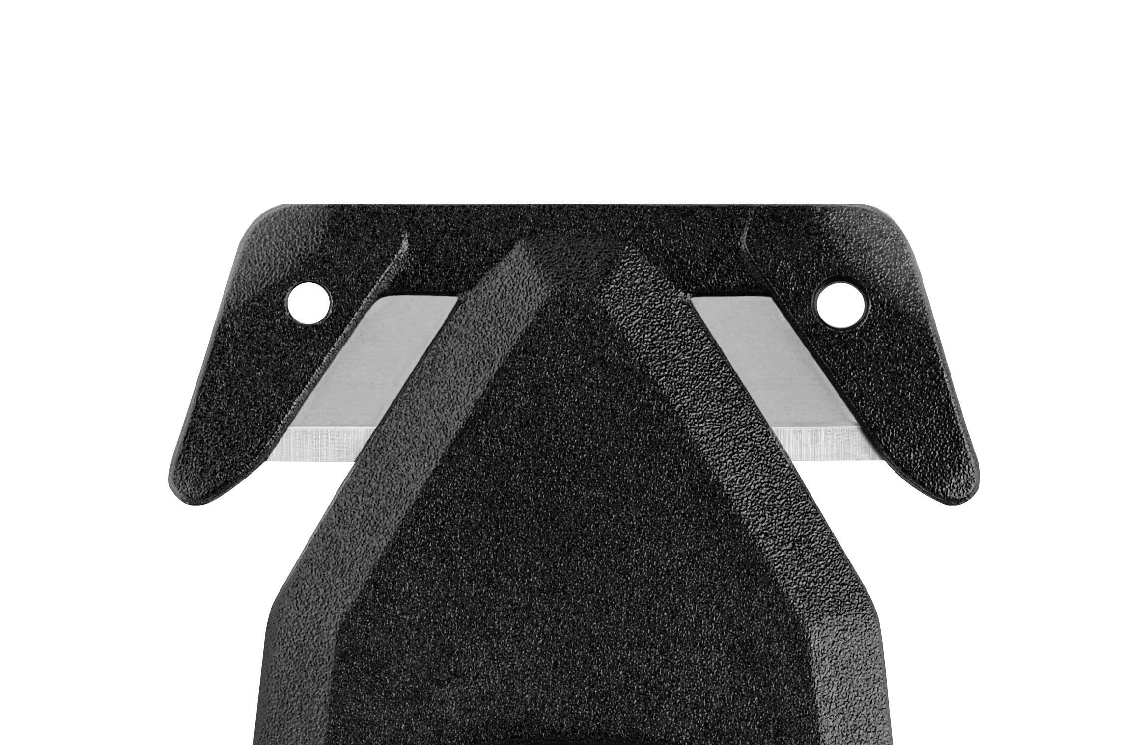 MARTOR 100x SECUMAX 145, verdeckte Klinge, Cuttermesser Kunststoff | Einwegmesser, 2in1-Kopf, Karton bis 1 Lage, Folie & Umreifung, Logistik, No. 145001.16