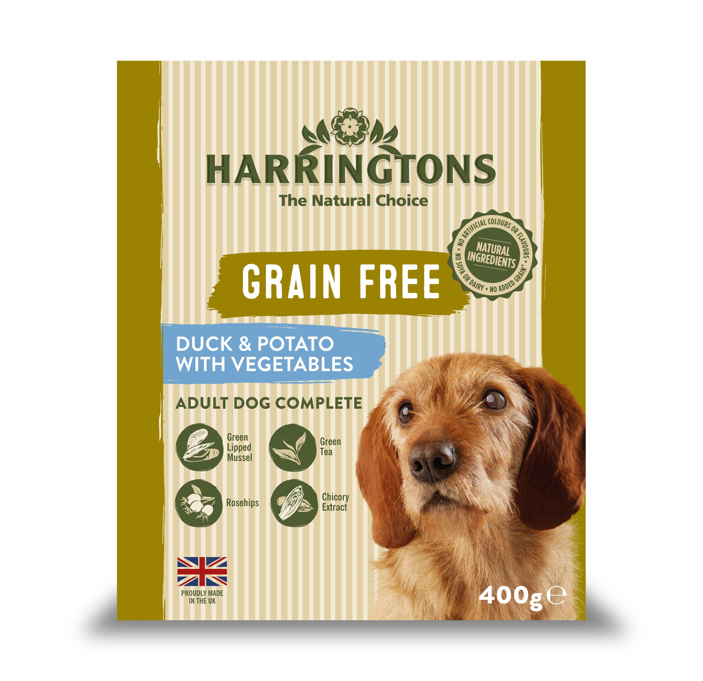 Harringtons Wet Duck and Potato Dog Food, 8 x 400 g