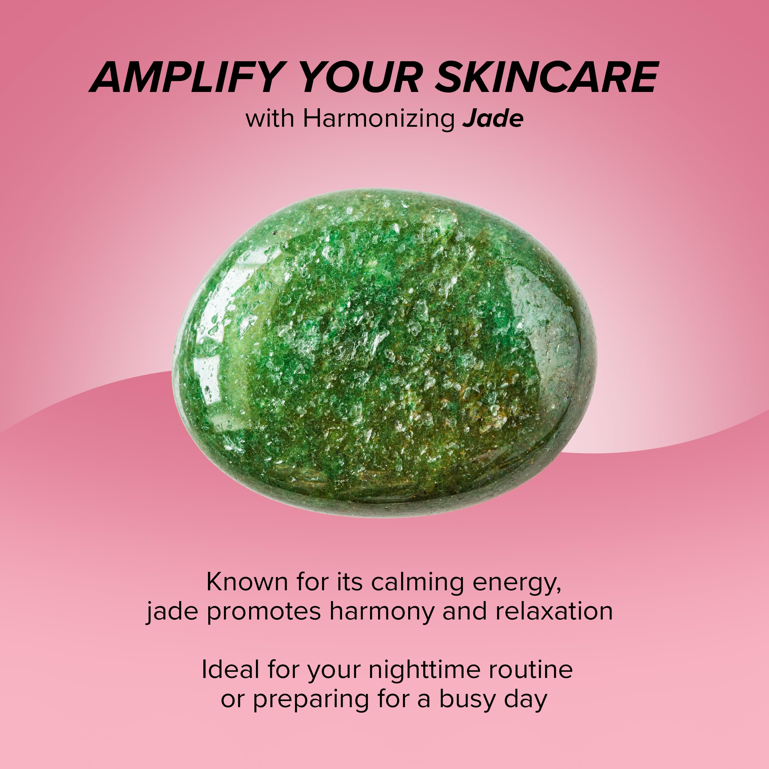 Skin Gym Jade Gua Sha Sculpty Tool, Green Jade Crystal Contouring and Sculpting Beauty Tool