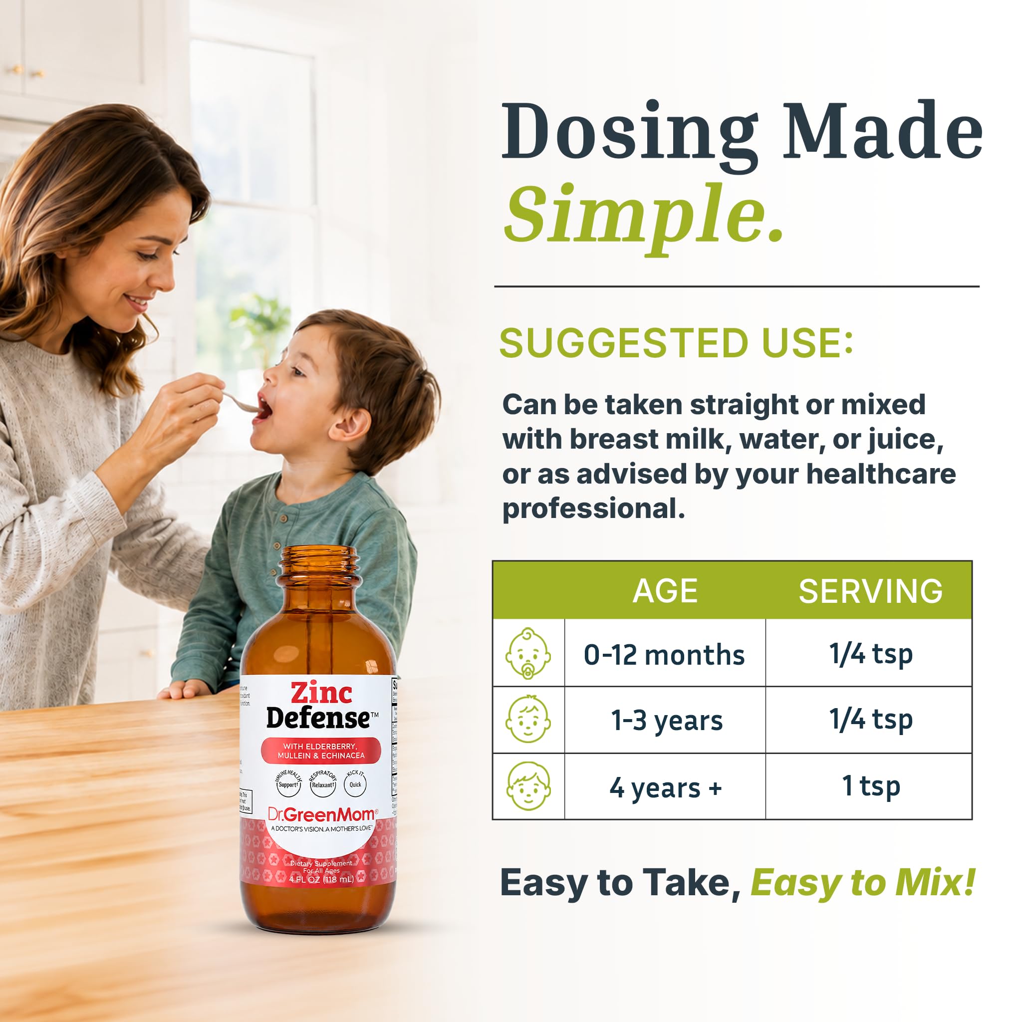 Dr. Green Mom Liquid Zinc Kids + Organic Elderberry, Mullein & Echinacea — Amazon image 9