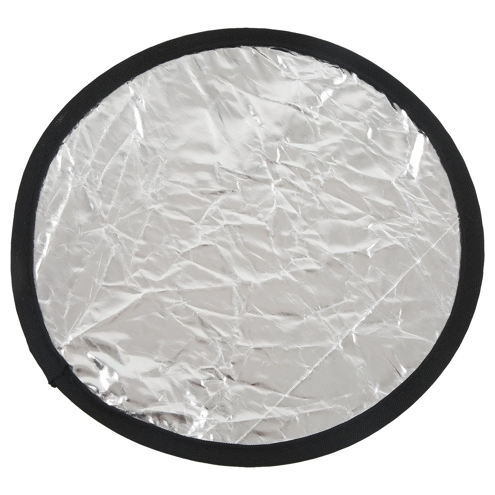 2 in 1, Silver White In1 Reflector Portable Round Photography and Light Reflectors for Live Lighting Outdoor 30cm (30cm)