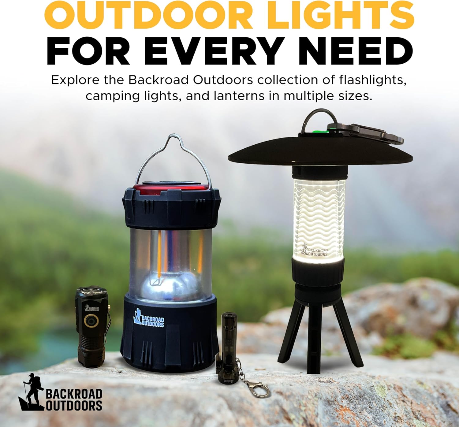 Rechargeable Mini LED Camping Light Hiking Fishing Hunting Including Stand 7 Modes Magnetic Base