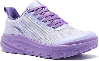 OrthoComfoot Women's Orthopedic Diabetic Wide Toe Box Running Shoes: Comfortable Arch Support Plantar Fasciitis Orthotic Athletic Sneakers, Casual Work Tennis Walking Shoes for Swollen Feet, Hee & Foot Pain Relief