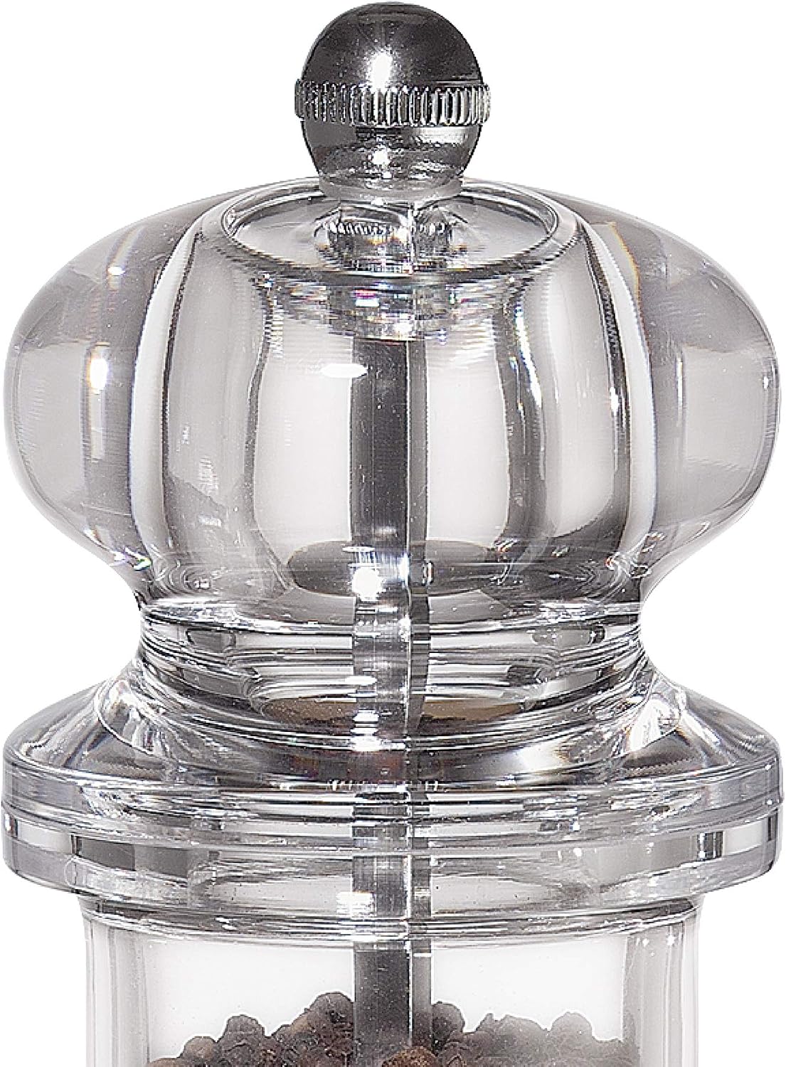 Küchenprofi 3080006600 Pepper Mill Ceramic Transparent 10 x 11.5 x 14 cm
