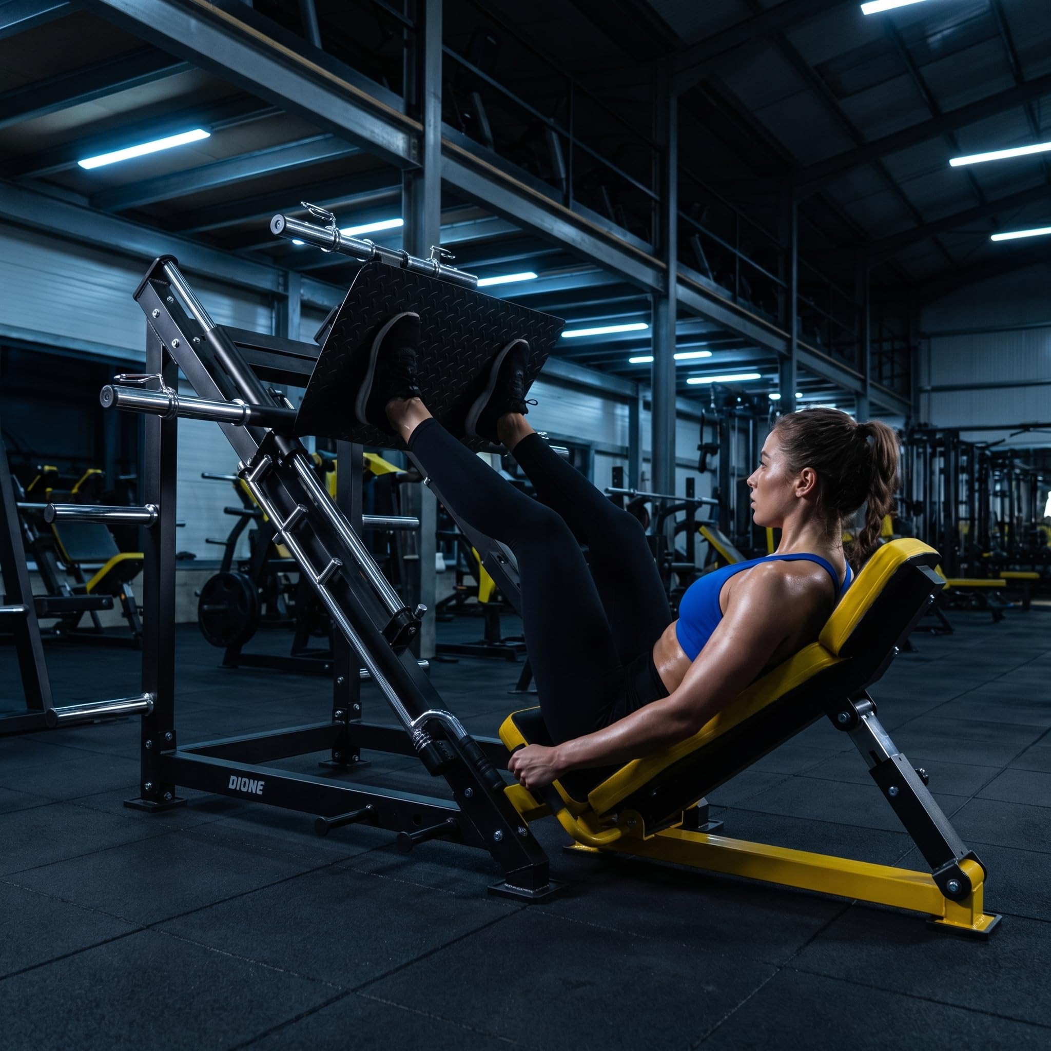 Dione Allenatore per Gambe – Leg Press – Pressa per Gambe LP5000 – Portata Fino a 500 kg