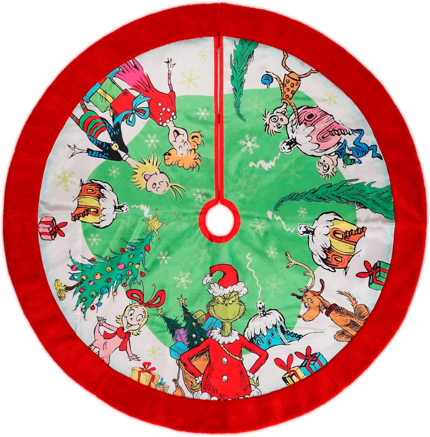 The Grinch Who Stole Christmas 48 inch Printed Tree Skirt