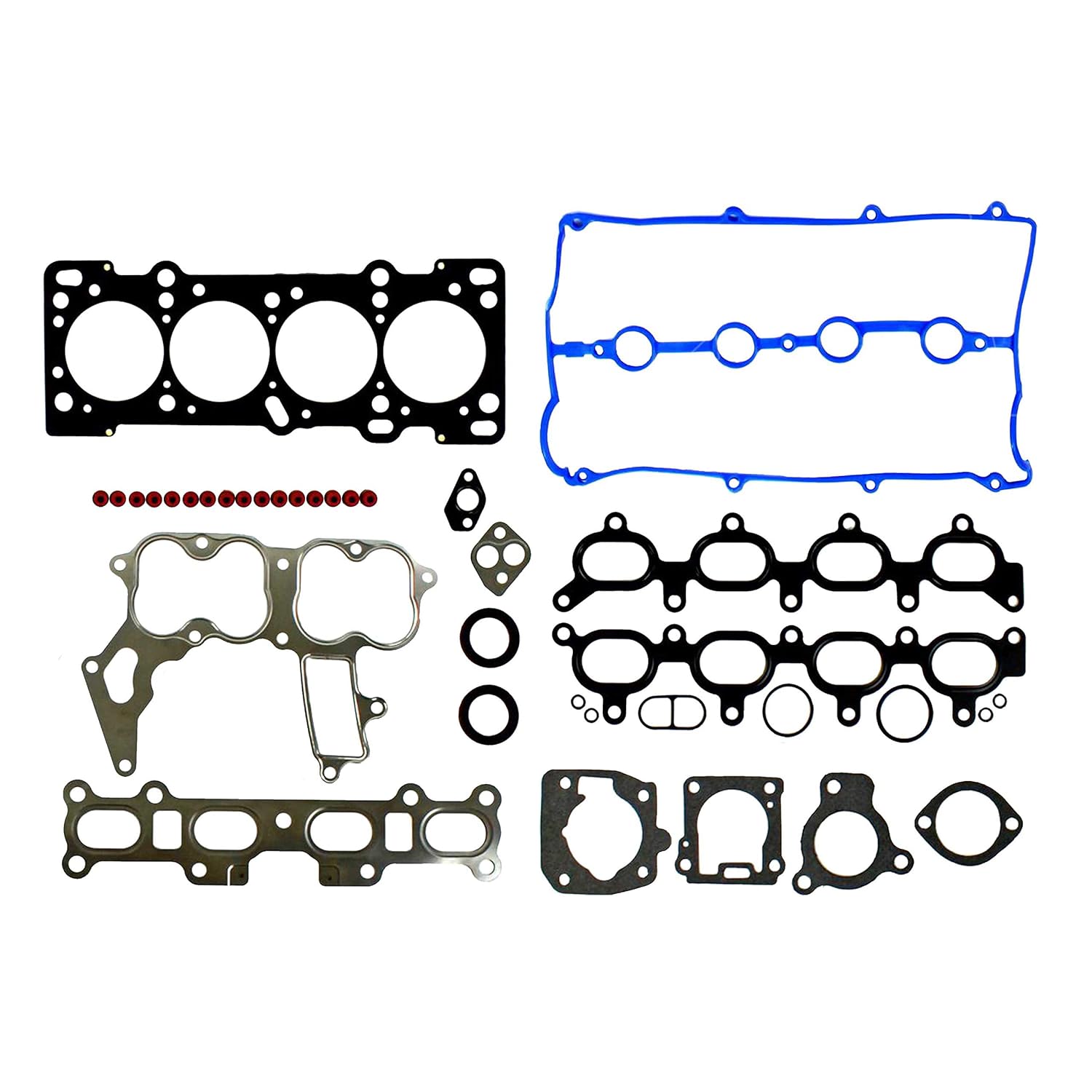 DNJ HGS490 MLS Cylinder Head Gasket Set for 1990-2000 Ford, Mazda, Mercury Escort, Miata, Protege 1.8L L4 16V DOHC 112cid
