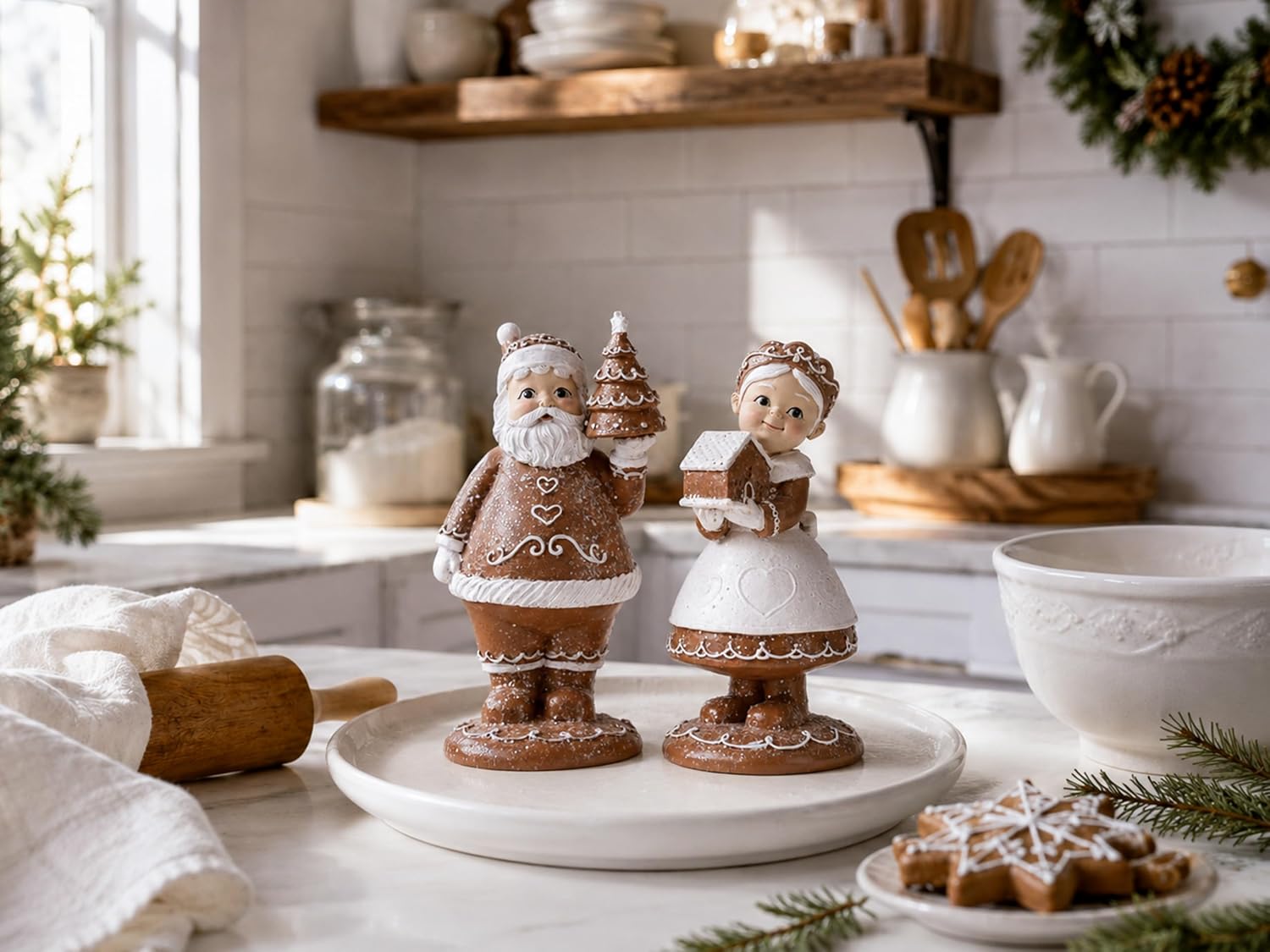 2Pcs Gingerbread Christmas Decor, for Women image 5