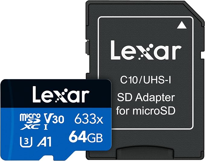Lexar High-Performance 633x 64GB microSDXC