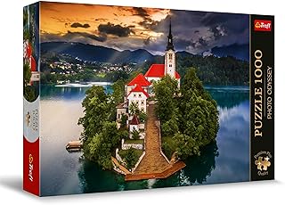 Comprar Trefl Premium Plus Quality - Puzzle Photo Odyssey: El Lago de Bled, Eslovenia - 1000 Piezas, Serie única de fotografías, Ajuste Piezas, para Adultos y niños a Partir de 12 años