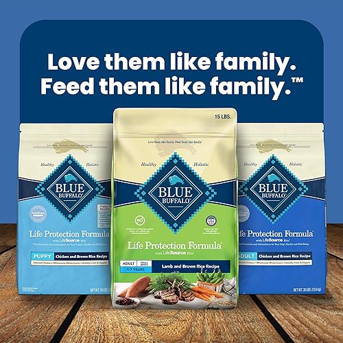 Vista 52 de Blue Buffalo Life Protection Formula - Alimento seco natural, para perros adultos, con pescado y arroz integral, 34 libras