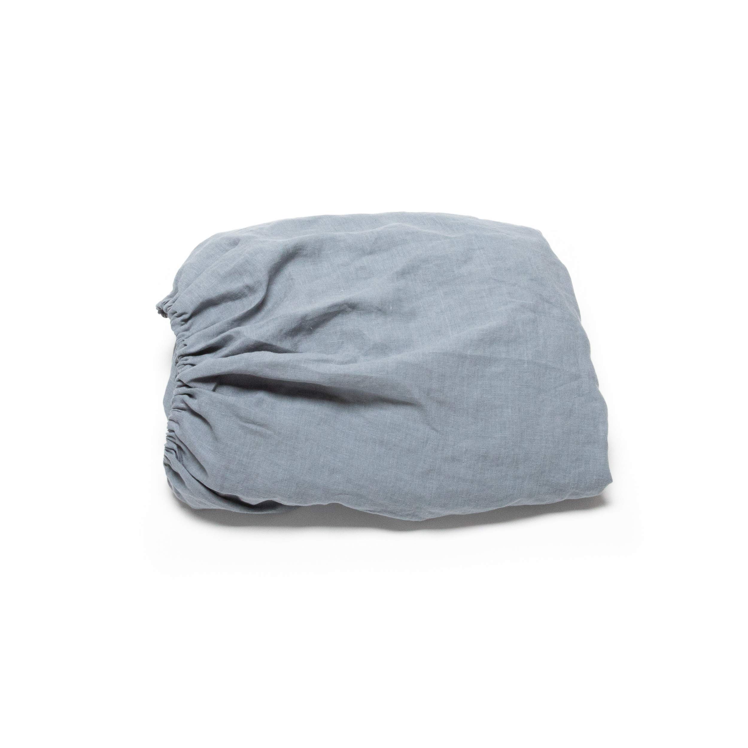 Drap housse en lin crushed doux pour des nuits fraîches en été et cocooning