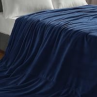 Vista 60 de BEDELITE Fleece Blanket White Throw Blanket for Couch & Bed, Luxury Plush Cozy Fuzzy Blanket 50" x 60", Super Soft Warm Lightweight Throw Blanket