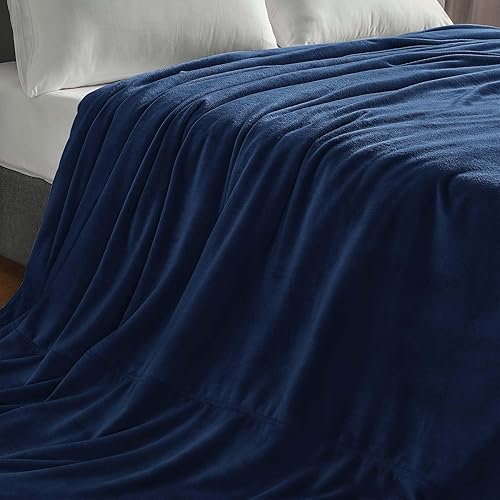 Miniatura 60 de BEDELITE Fleece Blanket White Throw Blanket for Couch & Bed, Luxury Plush Cozy Fuzzy Blanket 50" x 60", Super Soft Warm Lightweight Throw Blanket