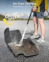 Vista 155 de 3W Alfombrillas de suelo aptas para Benz E-Class 2017-2023 TPE para todo tipo de clima, ajuste personalizado para E300, E320, E400, E350, E63, E550