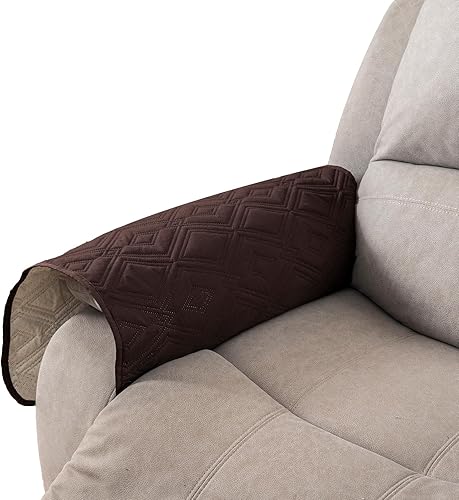 Miniatura 50 de Genina Funda de sofá 100% impermeable para sofá de 3 cojines, fundas de sofá antideslizantes lavables para sofá modular en forma de L, protector de