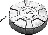 Vista 2 de Tapa de combustible diesel de aluminio sin bloqueo nominal de 3 1/2" para internacionales seleccionados