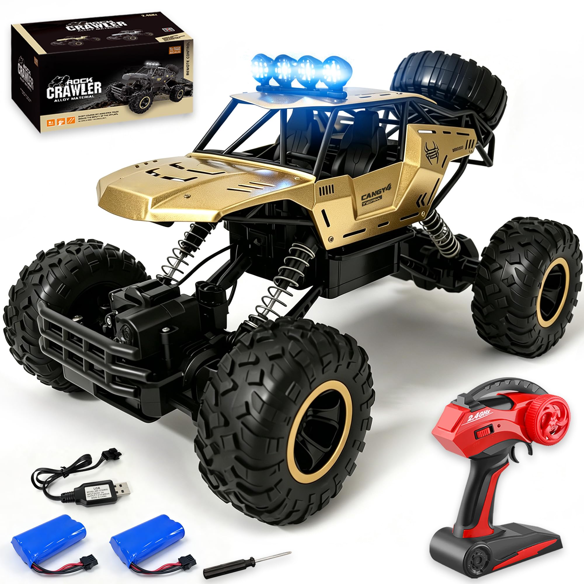 Jiakora Zdalnie sterowany samochód 1:12 RC Monster Truck zabawka dla dzieci