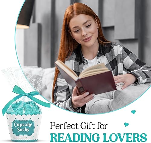 Miniatura 3 de Regalos para amantes de los libros, divertidos calcetines de lectura para amantes de los libros, bonitos regalos para lectoras y mujeres, regalos