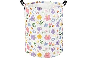 Totanki Flower Kids Laundry Baskets Hamper