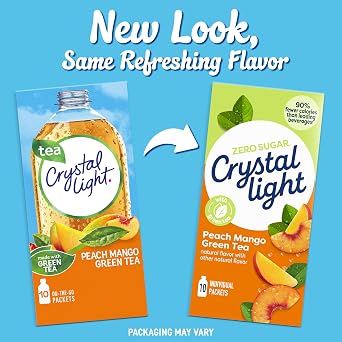 Crystal Light Sugar-Free Powdered Drink Mix (Green Tea, 0.8 oz)