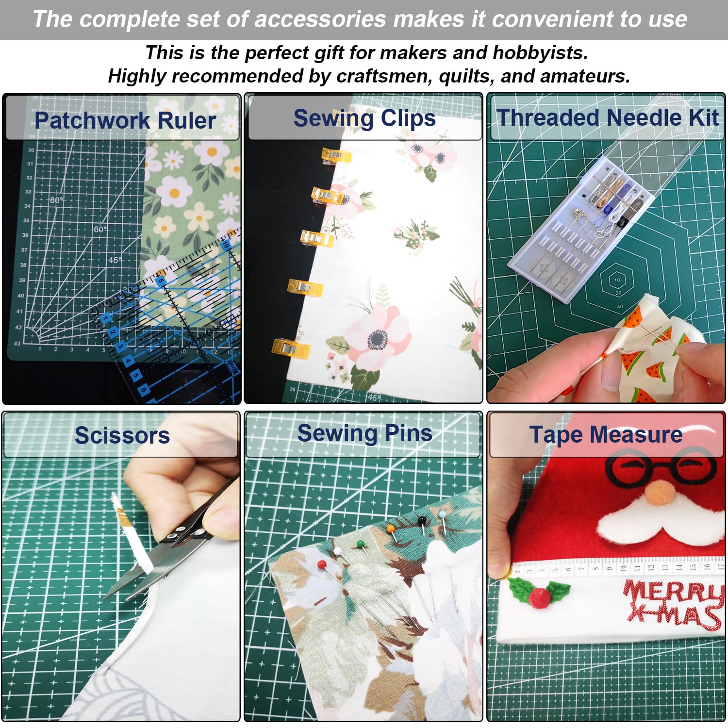 Set Taglierina Rotativa A2 Con Tappetino Da Taglio - Per Quilt, Cucito E Fai Da Te, 5 Lame Incluse - Foto 9