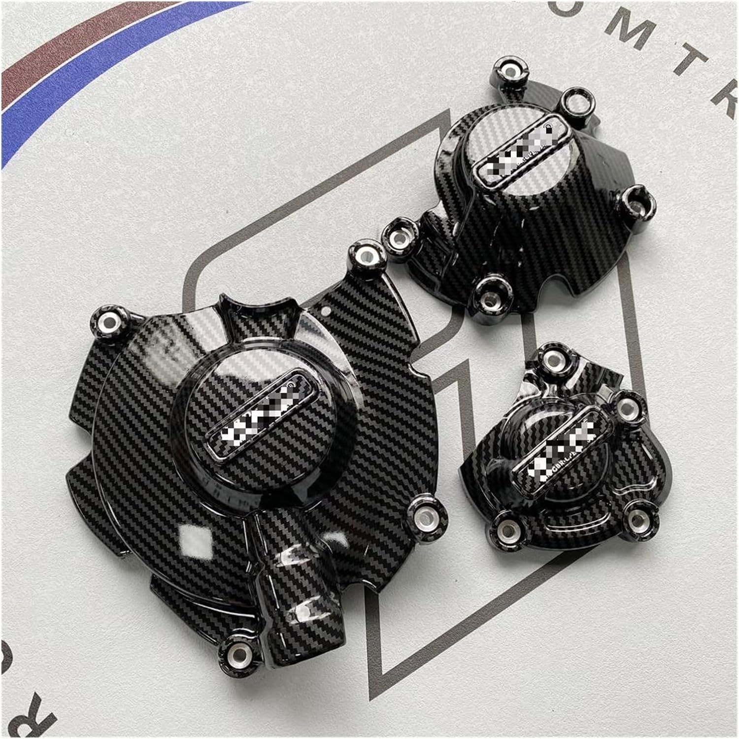 Engine Guard for Yamaha YZF1000 R1 R1M 2015-2023 Carbon Fiber Printing Motorcycles Engine Protective Cover Modified Pieces