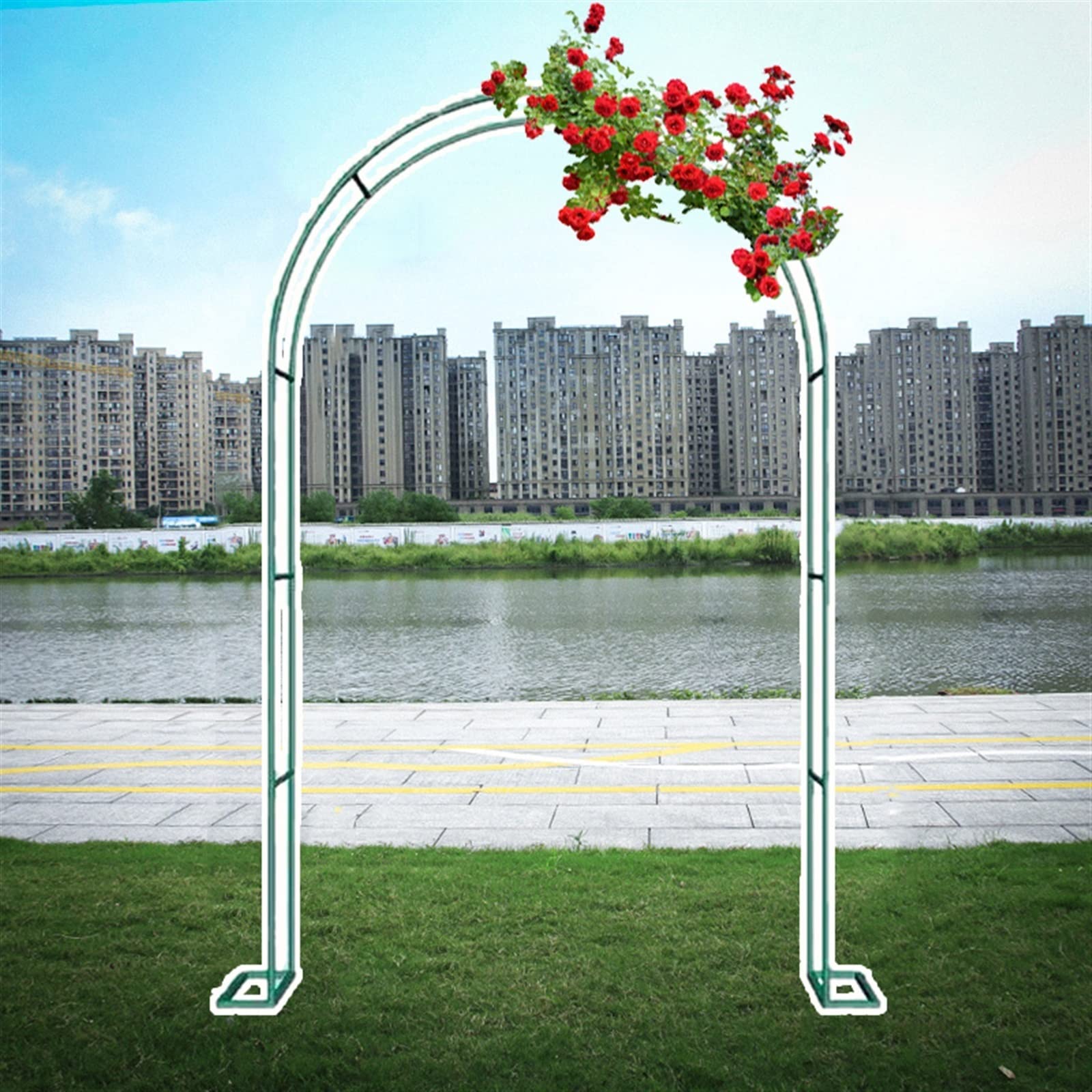 Arche pour plantes en métal anti-rouille pour tuteurer vos fleurs sans casser