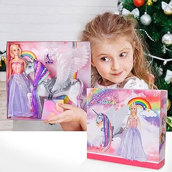 Amazon.com: BETTINA Color Changing Unicorn & Princess Doll