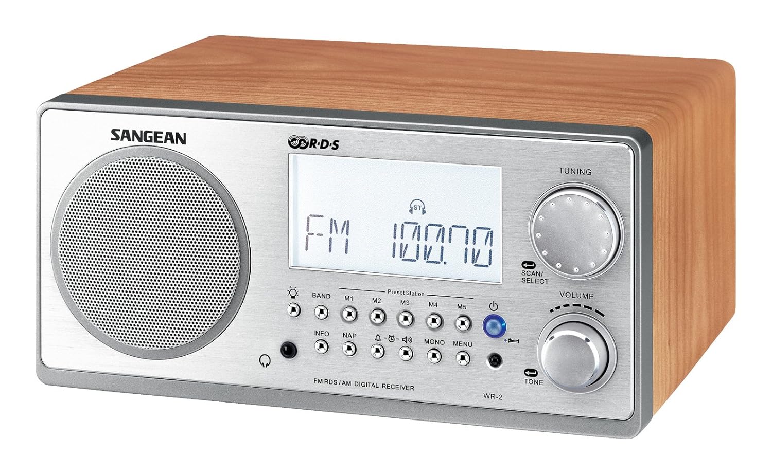 Sangean Analog Cabinet TableTop Radio