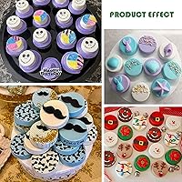 Vista 6 de Actvty Moldes Redondos para Galletas de Chocolate, 3 Piezas Moldes de Silicona Cilíndricos de Chocolate de 12 Cavidades para Oreo Cubierto