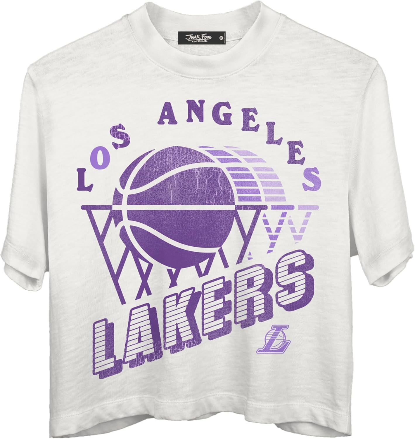 Junk Food Women's Mock Neck Crop Tee