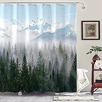 Vista 9 de Cortina de ducha extra larga de 84 pulgadas con diseño de hongos y mariposas florales negras y rojas, cortinas de ducha de baño, cortina de baño