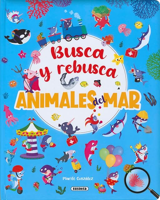 Portada de Busca y encuentra: Animales del mar